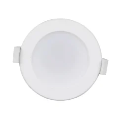 Prios LED-indbygningslampe Rida, 10stk, hvid, 23cm, 30W, CCT, IP44