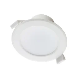 Prios LED-indbygningslampe Rida, 10stk, hvid, 23cm, 30W, CCT, IP44