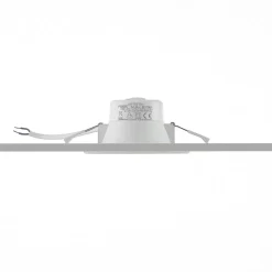 Prios LED-indbygningslampe Rida, sæt med 3, hvid, 12 cm, CCT, IP44