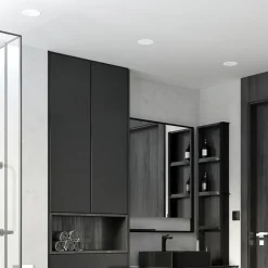 Prios LED-indbygningsspot Rida, hvid. Ø 12 cm, CCT, IP44