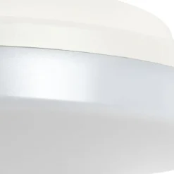Prios LED-loftlampe Artin, Ø 28 cm, hvid, CCT, IP65