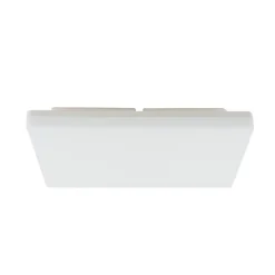 Prios LED-loftlampe Artin, 33 cm, hvid, kantet, sensor