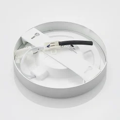 Prios LED-loftlampe Edwina, sølv, 23 cm, sæt med 10 stk