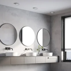 Prios LED-loftlampe Edwina, sølv, 18 cm, sæt med 2 stk