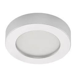 Prios LED-loftlampe Edwina, sølv, 18 cm, sæt med 2 stk