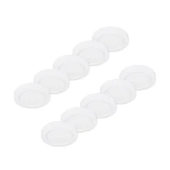 Prios LED-loftlampe Edwina, hvid, 18 cm, sæt med 10 stk