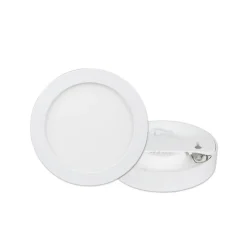 Prios LED-loftlampe Edwina, hvid, 12 cm, sæt med 2 stk