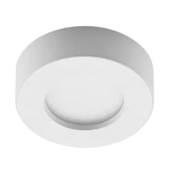Prios LED-loftlampe Edwina, hvid, 12 cm, CCT, IP44