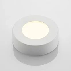 Prios LED-loftlampe Edwina, hvid, 12 cm, CCT, IP44