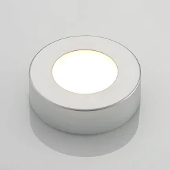 Prios LED-loftlampe Edwina, sølv, 12 cm, sæt med 2 stk