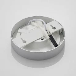 Prios LED-loftlampe Edwina, sølv, 18 cm, sæt med 10 stk