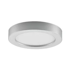 Prios LED-loftlampe Edwina, sølv, 23 cm, sæt med 3 stk