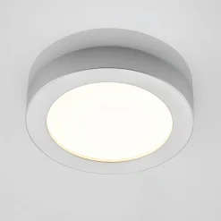 Prios LED-loftlampe Edwina, sølv, 23 cm, sæt med 3 stk