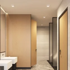 Prios LED-loftslampe Alette, hvid, 12,2 cm, dæmpbar