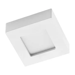 Prios LED-loftslampe Alette, hvid, 12,2 cm, dæmpbar
