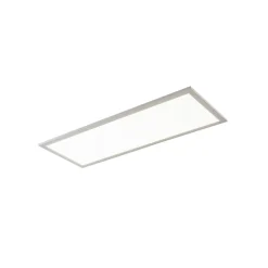Prios LED-panel Gelora, 80 cm, 4.000 K, sølvfarvet, aluminium