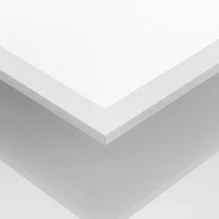 Prios LED-panel Gelora, 80 cm, 4.000 K, sølvfarvet, aluminium