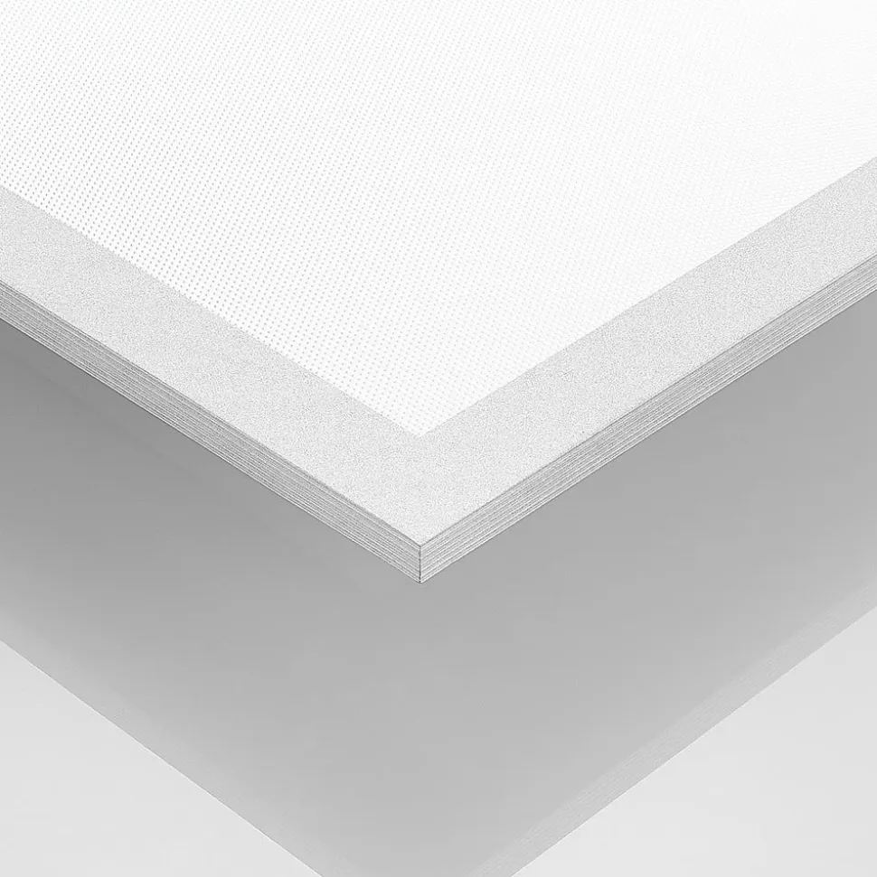 Prios LED-panel Gelora, 80 cm, 4.000 K, sølvfarvet, aluminium