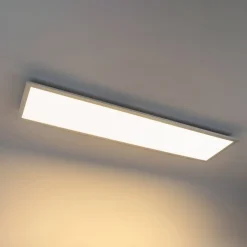 Prios LED-panel Gelora, CCT, 120 cm x 30 cm, fjernbetjening