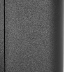 Prios udendørs væglampe Tetje, sort, rund, sensor, sæt af 2