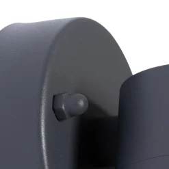 Prios udendørs væglampe Tulimar, 1 lyskilde, antracit, metal