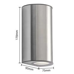 Prios Zavallina LED udendørs væglampe, op & ned