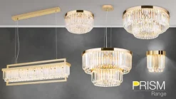 Prism LED-væglampe med up- and downlight, krom