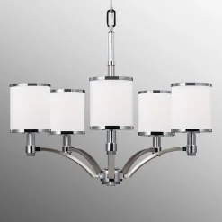 Prospect Park lysekrone med 5 lyskilder