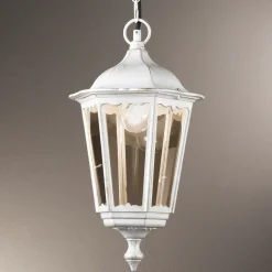 Puchberg hængelampe til udendørs brug, hvid-guld