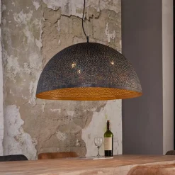 Punchray metalpendel, enkelt lys