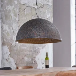 Punchray metalpendel, enkelt lys