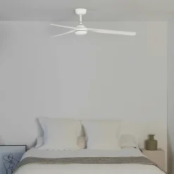 Punt M loftventilator, DC, 3 vinger, hvid