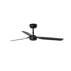 Punt M loftventilator, DC, 3 vinger, sort