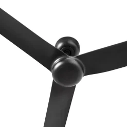 Punt M loftventilator, DC, 3 vinger, sort