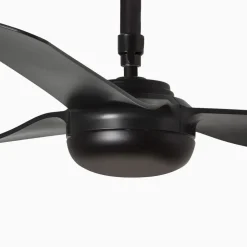 Punt M loftventilator, DC, 3 vinger, sort