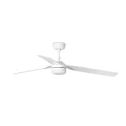 Punt M loftventilator, DC, LED-lampe, hvid