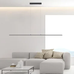 PURE LED hængelampe Lite, antracit, 160 cm, CCT, dæmpbar