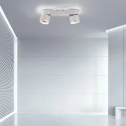 PURE Nola LED-loftlampe, 2 lyskilder, hvid