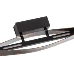 Quitani Baloria LED-væglampe, kulørt/oxideret