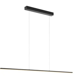 Quitani LED-pendel Margita, længde 148 cm, sort
