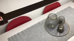 Quitani LED-pendel Margita, længde 148 cm, sort