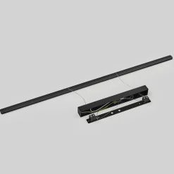 Quitani LED-pendel Margita, længde 148 cm, sort