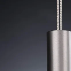 Quitani LED-pendellampe Hiba, eg natur, længde 148 cm