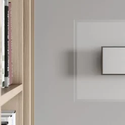 Quitani LED-væglampe Lole, aluminium, 59 x 29 cm, glas