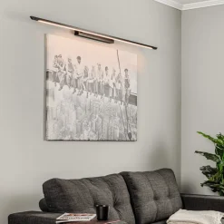 Quitani Niara LED-gallerilampe CCT sort anodisk