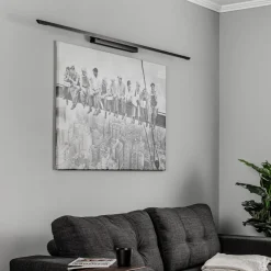 Quitani Niara LED-gallerilampe CCT sort anodisk