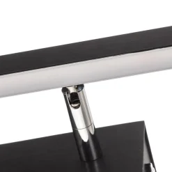 Quitani Niara LED-gallerilampe CCT sort anodisk