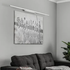 Quitani Niara LED-gallerilampe CCT aluminium anodiseret natur