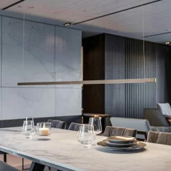 Quitani Talon LED-hængelampe bronze anodiseret 32W