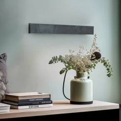 Quitani Zino LED-væglampe, 20W, skifer grå